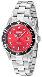 Invicta Pro Diver Czerwony/Stal Ø37.5 mm 10666