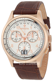 Invicta Vintage Srebrny/Skóra Ø47 mm 10761