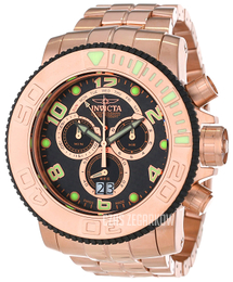 Invicta Czarny/Stal w kolorze różowego złota Ø58 mm 10764