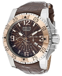 Invicta Excursion Brązowy/Skóra Ø50 mm 10902