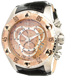 Invicta Excursion Różowe złoto/Skóra Ø52 mm 11013