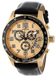 Invicta Specialty Żółte złoto/Skóra Ø45 mm 11269