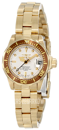 Invicta Pro Diver Biały/Stal w odcieniu złota Ø24.5 mm 11444