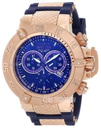 Invicta Subaqua Niebieski/Stal w kolorze różowego złota Ø50 mm 11829