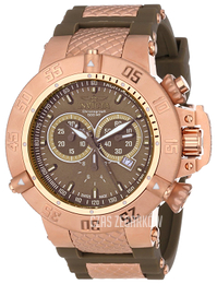 Invicta Subaqua Zielony/Stal w kolorze różowego złota Ø50 mm 11832