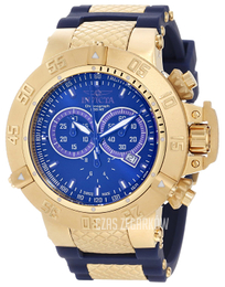 Invicta Subaqua Niebieski/Stal w odcieniu złota Ø50 mm 11833