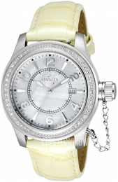 Invicta Corduba Biały/Skóra Ø40 mm 12409