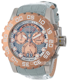 Invicta Reserve Srebrny/Skóra Ø52 mm 12483