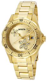 Invicta Pro Diver Żółte złoto/Stal w odcieniu złota Ø38 mm 12508