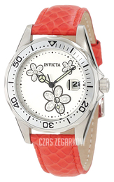 Invicta Pro Diver Srebrny/Skóra Ø38 mm 12513
