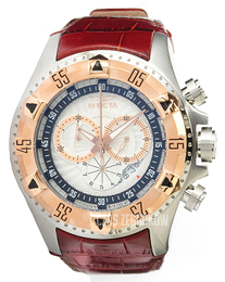 Invicta Excursion Reserve Srebrny/Skóra Ø52 mm 12693