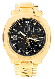 Invicta Reserve Czarny/Stal w odcieniu złota Ø52 mm 12700
