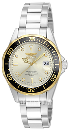 Invicta Pro Diver Szampański/Stal Ø38 mm 12808