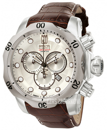 Invicta Jason Taylor Venom Srebrny/Skóra Ø53.7 mm 12960