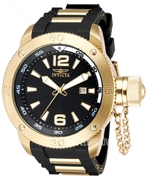Invicta Force Czarny/Stal w odcieniu złota Ø51.5 mm 12964
