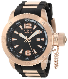 Invicta I-Force Czarny/Stal w kolorze różowego złota Ø51.5 mm 12965