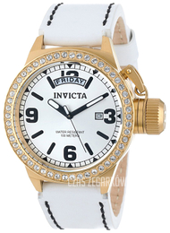 Invicta Corduba Srebrny/Skóra Ø40 mm 12967