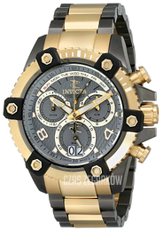 Invicta Reserve Szary/Stal w odcieniu złota Ø52 mm 12984