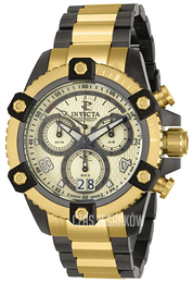 Invicta Reserve Szampański/Stal w odcieniu złota Ø48 mm 12985