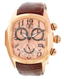 Invicta Lupah Różowe złoto/Skóra Ø44.5 mm 13005