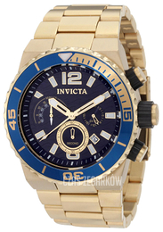 Invicta Pro Diver Niebieski/Pozlacana Ø48 mm 1344