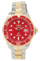 Invicta Pro Diver Czerwony/Stal w odcieniu złota Ø47 mm 13927