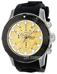 Invicta Pro Diver Żółte złoto/Guma Ø50 mm 14084