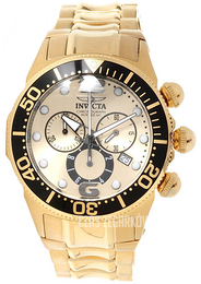 Invicta Lupah Żółte złoto/Stal w odcieniu złota Ø47 mm 14204