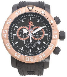 Invicta Sea Czarny/Guma Ø53 mm 14288