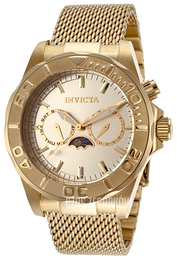 Invicta Pro Diver Żółte złoto/Stal w odcieniu złota Ø44 mm 14389
