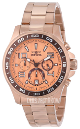 Invicta Specialty Różowe złoto/Stal w kolorze różowego złota Ø45 mm 14393