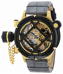 Invicta Russian Diver Żółte złoto/Skóra Ø50 mm 14625