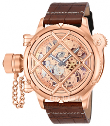 Invicta Russian Diver Różowe złoto/Skóra Ø50 mm 14627