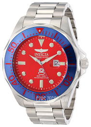 Invicta Pro Diver Czerwony/Stal Ø54 mm 14657