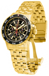 Invicta Reserve Czarny/Stal w odcieniu złota Ø46 mm 1473