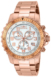 Invicta Specialty Biały/Stal w kolorze różowego złota Ø45 mm 14847