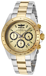 Invicta Speedway Żółte złoto/Stal w odcieniu złota Ø39.5 mm 14930