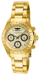 Invicta Speedway Żółte złoto/Stal w odcieniu złota Ø37 mm 14931