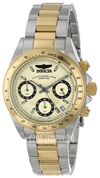 Invicta Speedway Żółte złoto/Stal w odcieniu złota Ø37 mm 14932