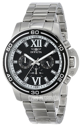 Invicta Specialty Czarny/Stal Ø46 mm 15056