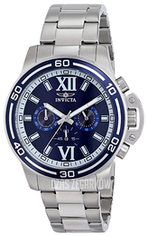 Invicta Specialty Niebieski/Stal Ø46 mm 15057