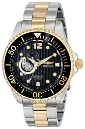Invicta Pro Diver Czarny/Stal w odcieniu złota Ø47 mm 15400