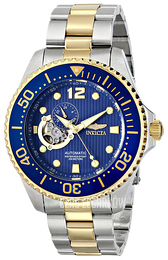 Invicta Pro Diver Niebieski/Stal w odcieniu złota Ø47 mm 15401
