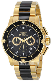 Invicta Pro Diver Czarny/Stal w odcieniu złota Ø47 mm 15402