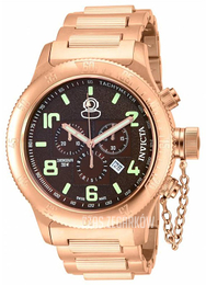 Invicta Russian Diver Brązowy/Stal w kolorze różowego złota Ø52 mm 15476