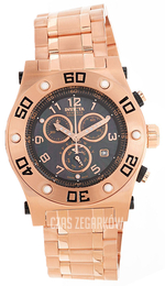 Invicta Speedway Czarny/Stal w kolorze różowego złota Ø45 mm 15766