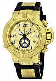 Invicta Subaqua Żółte złoto/Guma Ø50 mm 15802
