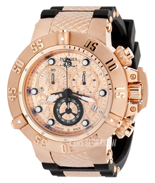 Invicta Subaqua Różowe złoto/Guma Ø50 mm 15806