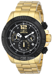 Invicta Speedway Czarny/Stal w odcieniu złota Ø46 mm 15896
