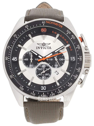 Invicta S1 Srebrny/Skóra Ø49 mm 15907
